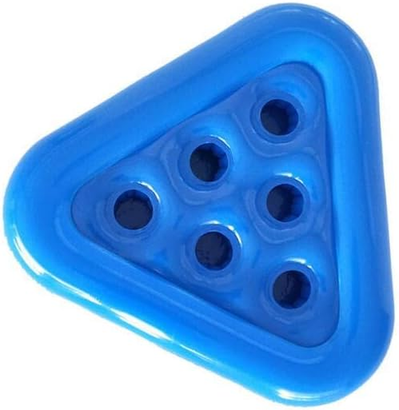 PVC Inflatable Triangle Six-Hole Cup Holder Water Drink Coaster Beer Cup Holder Party Throwing Props, 54Cm image number 3