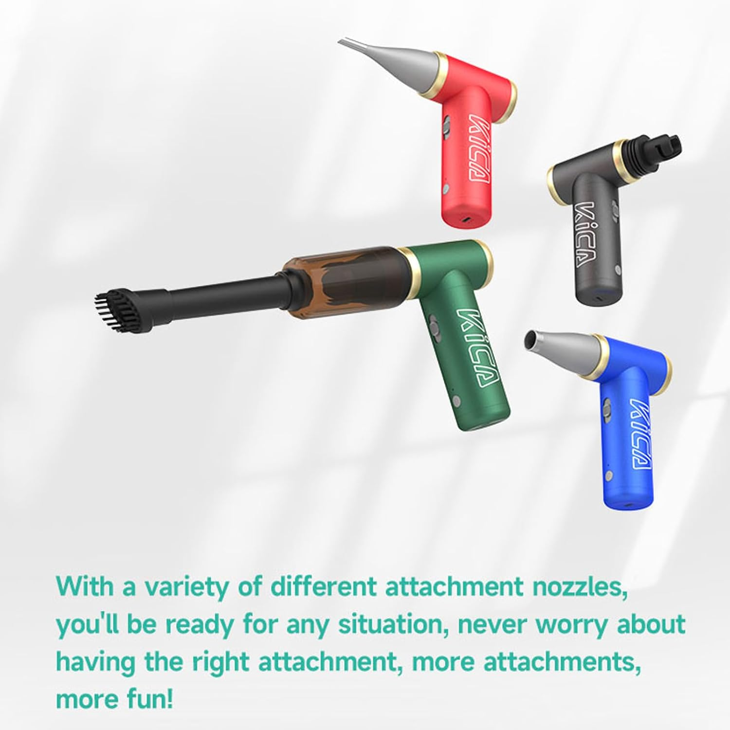 Kica Blower Vacuum Cleaner Attachment Accessory for Jet Fan 2/ Jet Fan 2S,Vacuum Cleaning,For Keyboard,Computer, Housecleaing,Etc,Suitable for Jetfan 2S/Jetfan 2