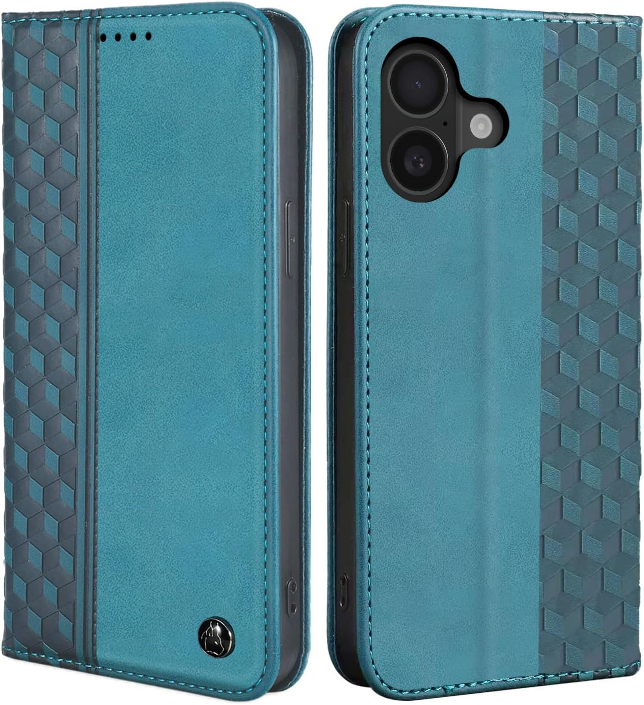 CXTCASE Case for Iphone 17, Shockproof PU Leather Flip Folio Cover with Card Slots, Magnetic Wallet Case for Iphone 17, Black