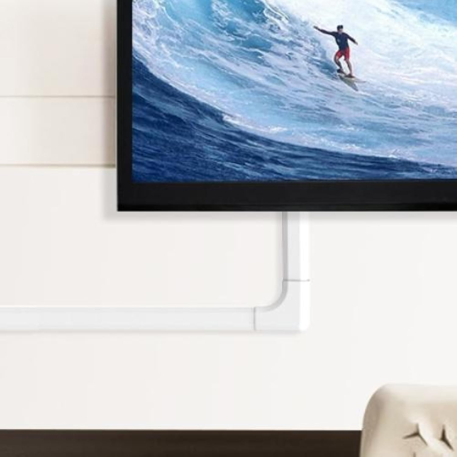 Brateck Plastic Cable Cover, White, 60 X 20 X 250 Mm image number 1