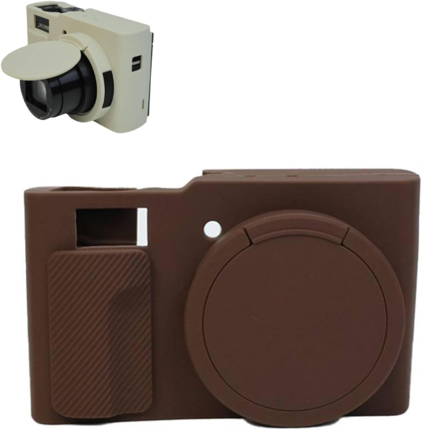 Silicone Case Compatible for Lumix Tz99/Zs99 Digital Camera - Soft Rubber for Lumix Tz99/Zs99 Protective Cover with Removable Lens Cover - Anti-Slip & Anti-Scratch