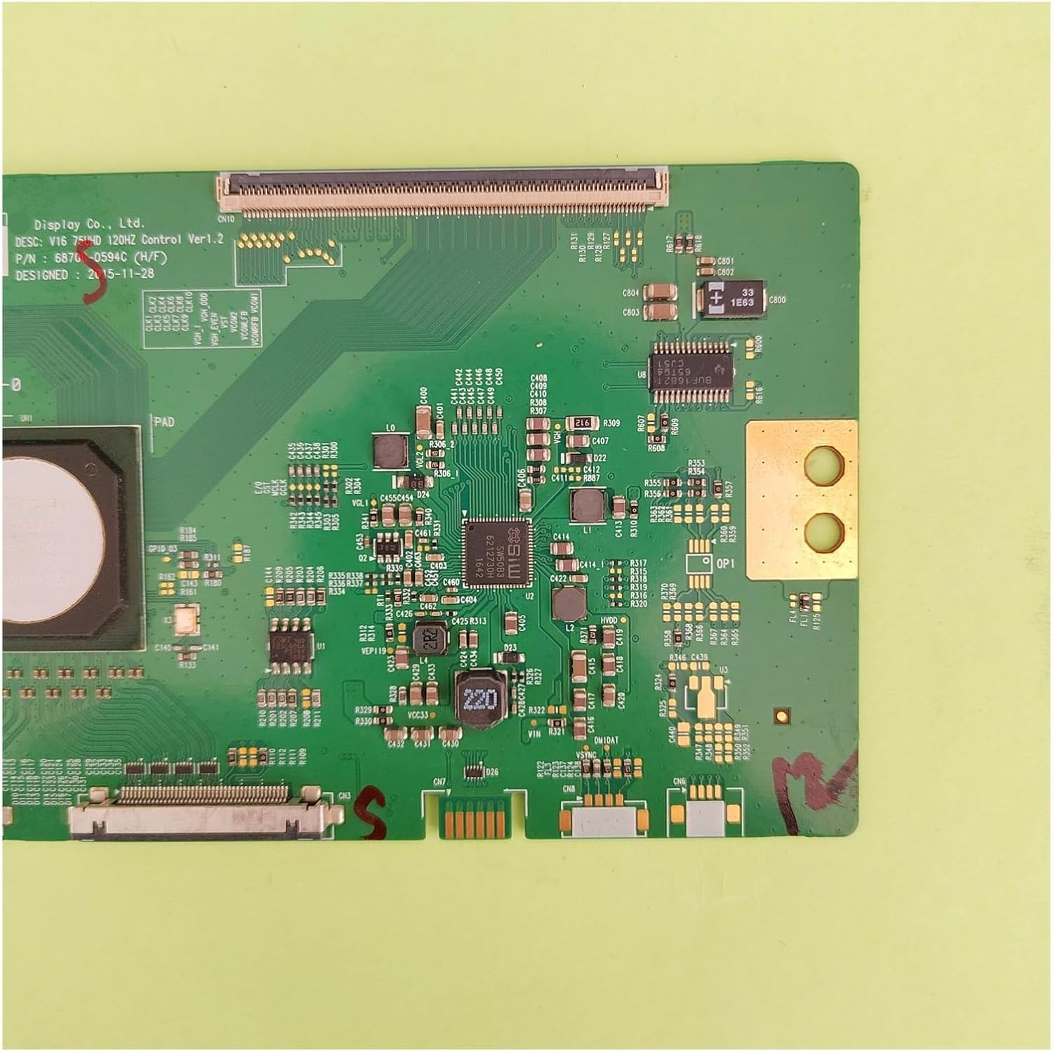 6870C-0594C 6871L-4727A 6871L-4332B T-Con Board，Compatible for LG 75UH6550 75UH6550-UB 75UH8500 TV Logic Board image number 1