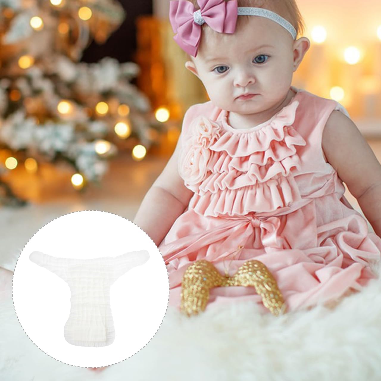 5Pcs Washable Diaper Pants - Reusable Newborn Diapers Cloth Nappy Baby Essentials for Potty Training S Size 0-3 Months image number 2