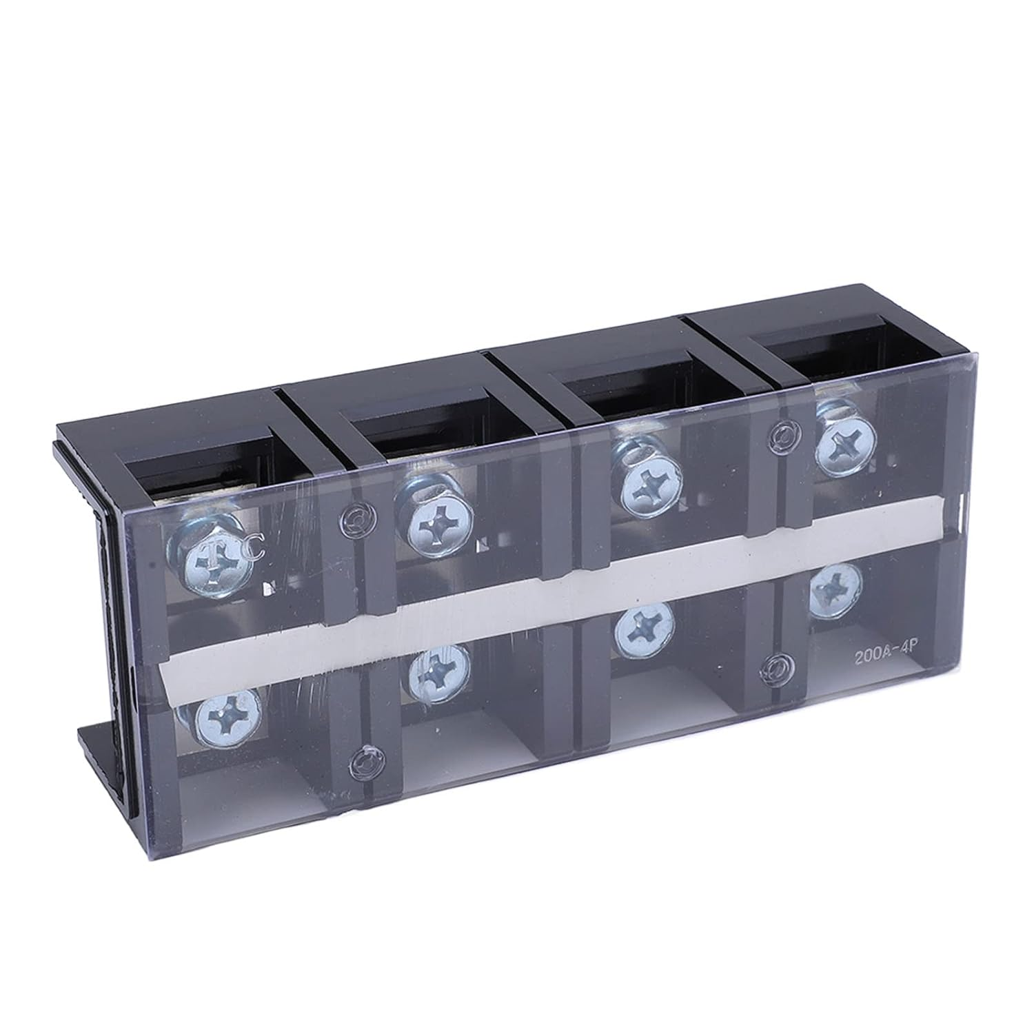 EVTSCAN Terminal Block Screw Type Dual Row 4 Position Strip 200A Barrier for Electrical Connection image number 2
