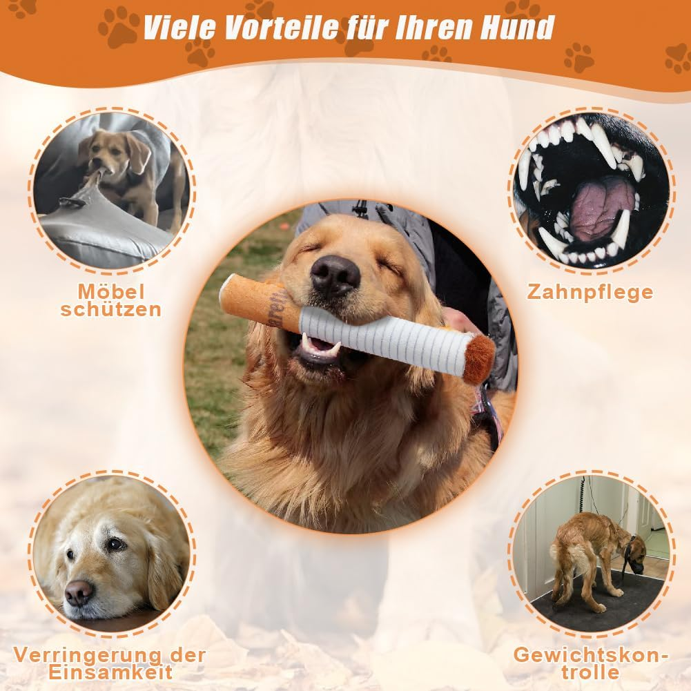 Agctrler Funny Dog Toy Cigarette Squeaky, Giggle Cigarette Toy, Dog, Plush Dog Toy, Suitable for Puppies, Small Dogs and Medium image number 6