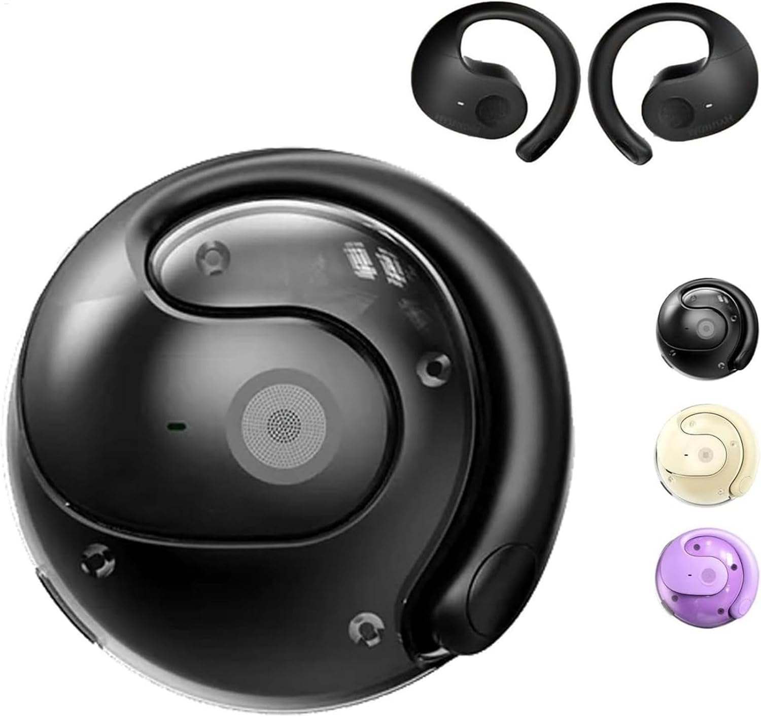 Hy-T26 Pro Wireless Bluetooths Translation Earbuds, Audifonos Traductores De Idioma En Tiempo Real, Hy-T26 Pro Language Translator,Language Translator Earbuds Real Time, Supports 73 Languages (Black)