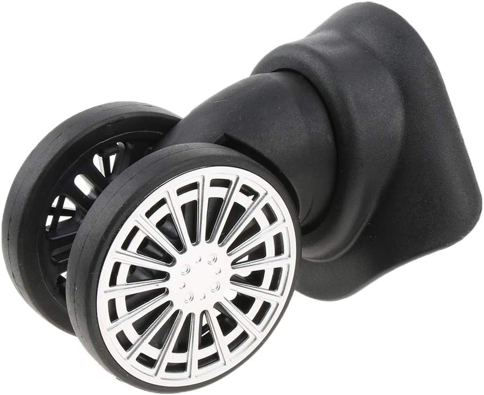 Eigell 2 Pieces/Set Mute Swivel Wheels for Replacement Luggage Casters DIY-A60#