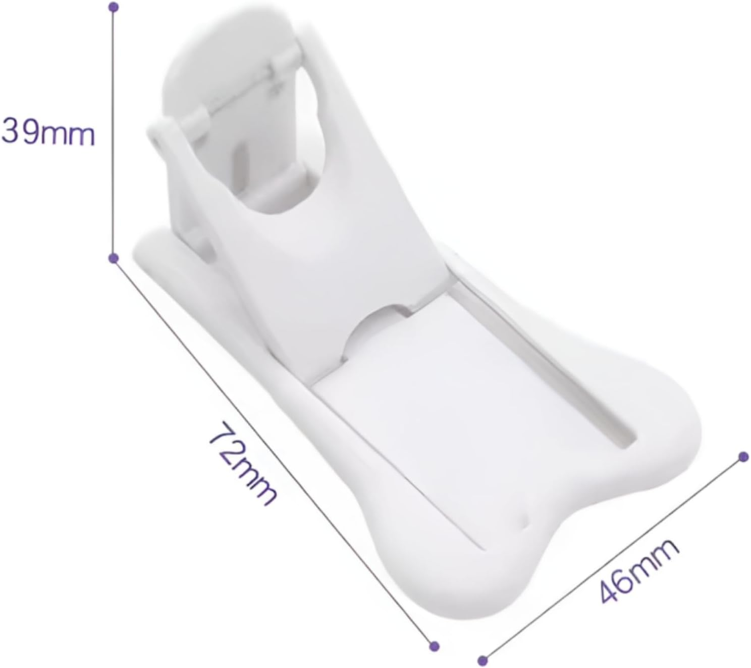 Sliding Door Lock for Child Safety (6-Pack) - Child Proof Locks for Glass Doors, Windows, Closets & Cabinets - Home Safety Essentials image number 4