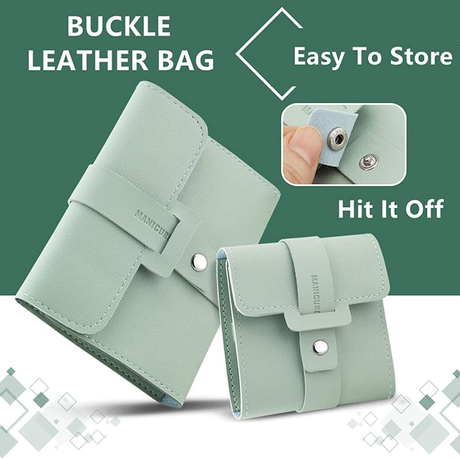 12/16-Pieces Manicure Pedicure Kit Gift Set, High Precision Stainless Steel Nail Clippers Set Beauty Set for Hand Eyebrows Ears Foot Care with Portable Stylish Case (12In1, Yellow) image number 4