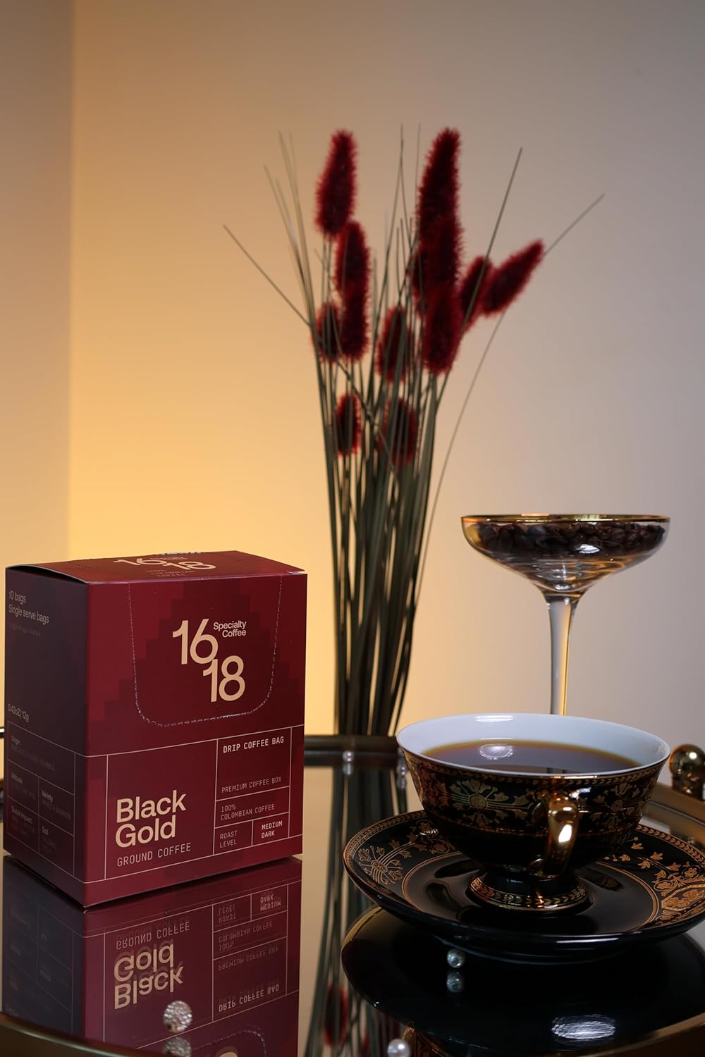 COLOMBIAN GROUND COFFEE BOX 10 DRIPS BAGS PREMIUM BOURBON FAIR TRADE COFFEE-SPECIALTY COFFEE image number 6