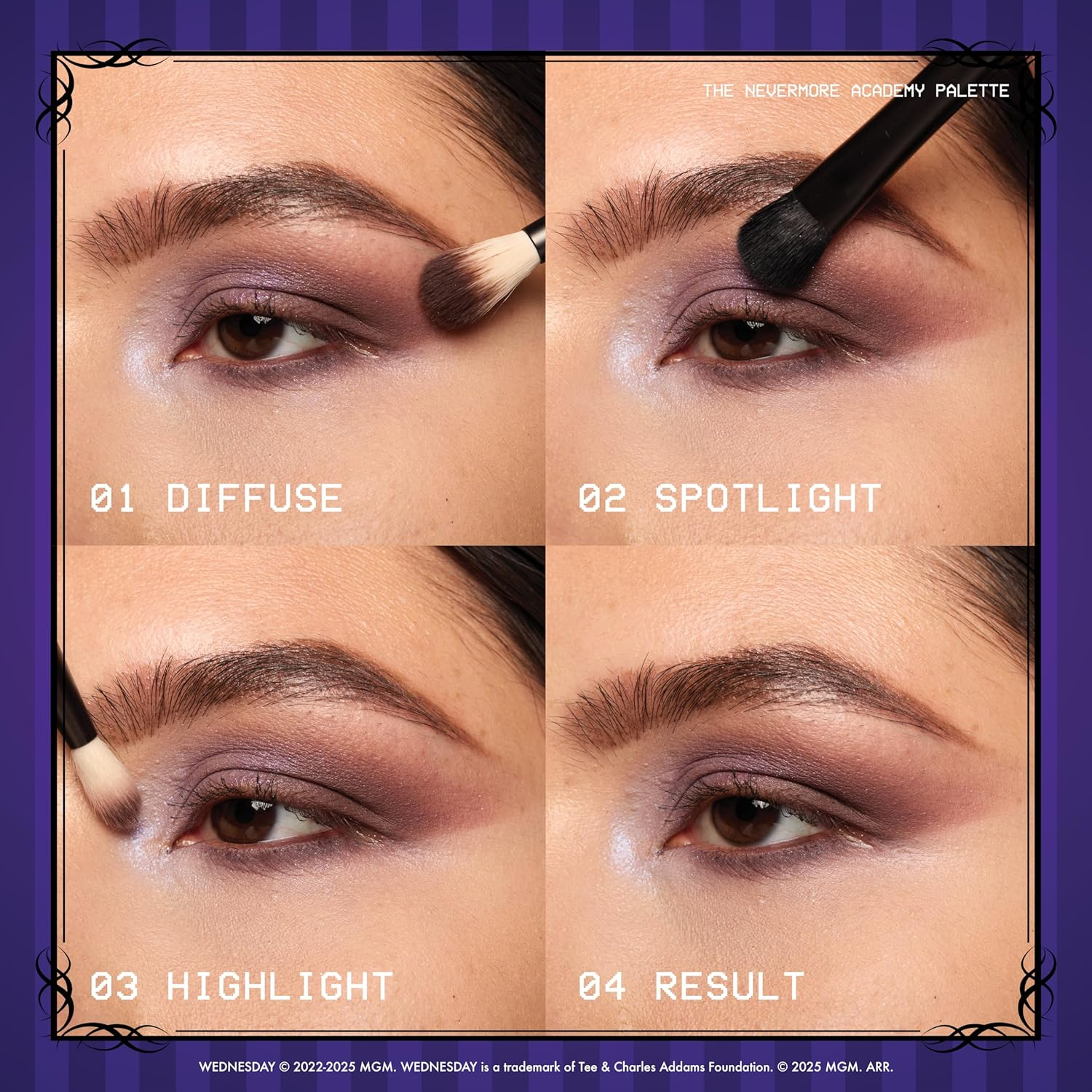 NYX Professional Makeup Wednesday the Nevermore Academy Palette image number 4