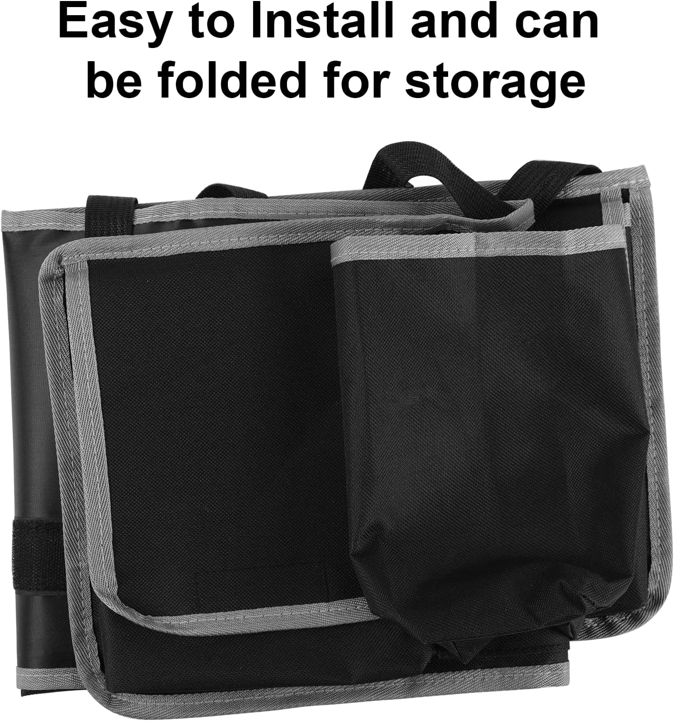 Car Boot Organiser, Boot Storage Bags for Suv and Adjustable Buckle Straps to Fit Waterproof PVC Foldable Durable,Keeps Your Car Boot Tidy,Car Tidy Storage Bag, Space Saving Exper image number 2