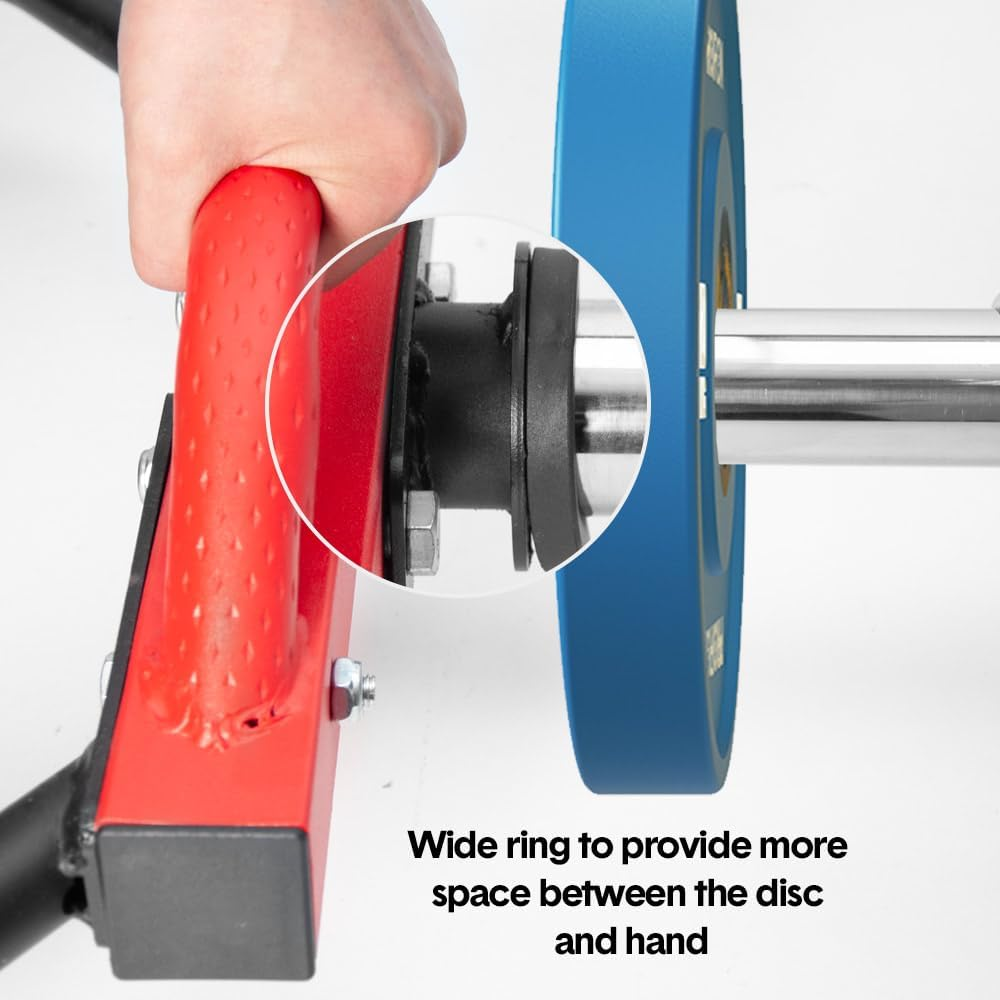 ALSTON Heavy Duty Hex Trap Bar Olympic Deadlift Squat Bars Max 300Kg Load Hexagonal Bar with 2 Spring Clasps and Handles for Home Gym Squat Shrug and Farmer Walk image number 6