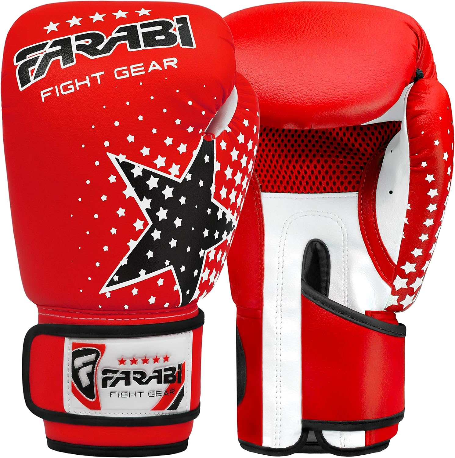 Farabi Sports Boxing Gloves for Kids 6-Oz Youth MMA Muay Thai Training Gloves - Best for Punching Bag, Focus Pads Practice