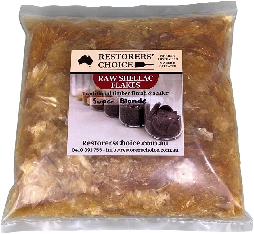 Platina Shellac Flakes Dewaxed - French Polish, 1Kg