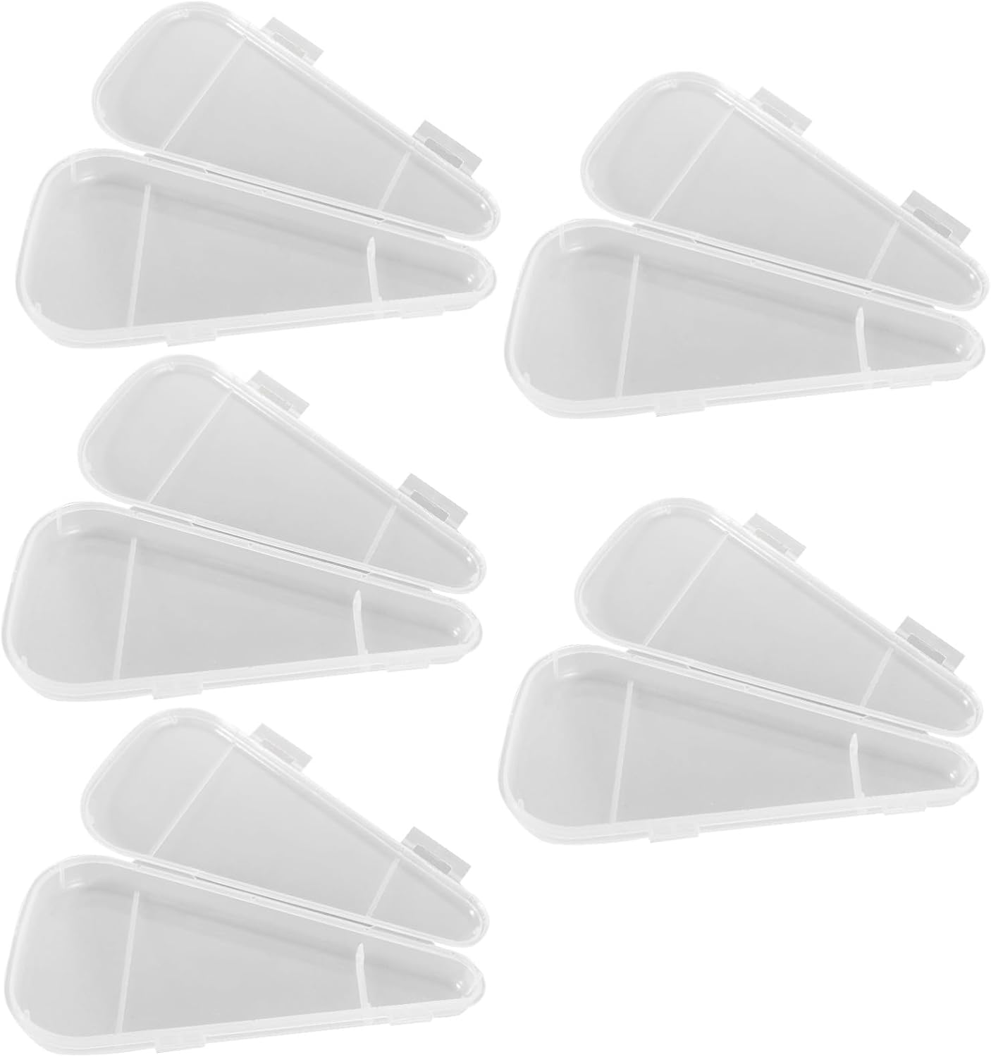 Zerodeko 5Pcs Versatile Pp Toothbrush Organizer Toothpaste Storage Box Travel Toothbrush Container Boys and Girls Keepsake Box Bathroom Organizer image number 5