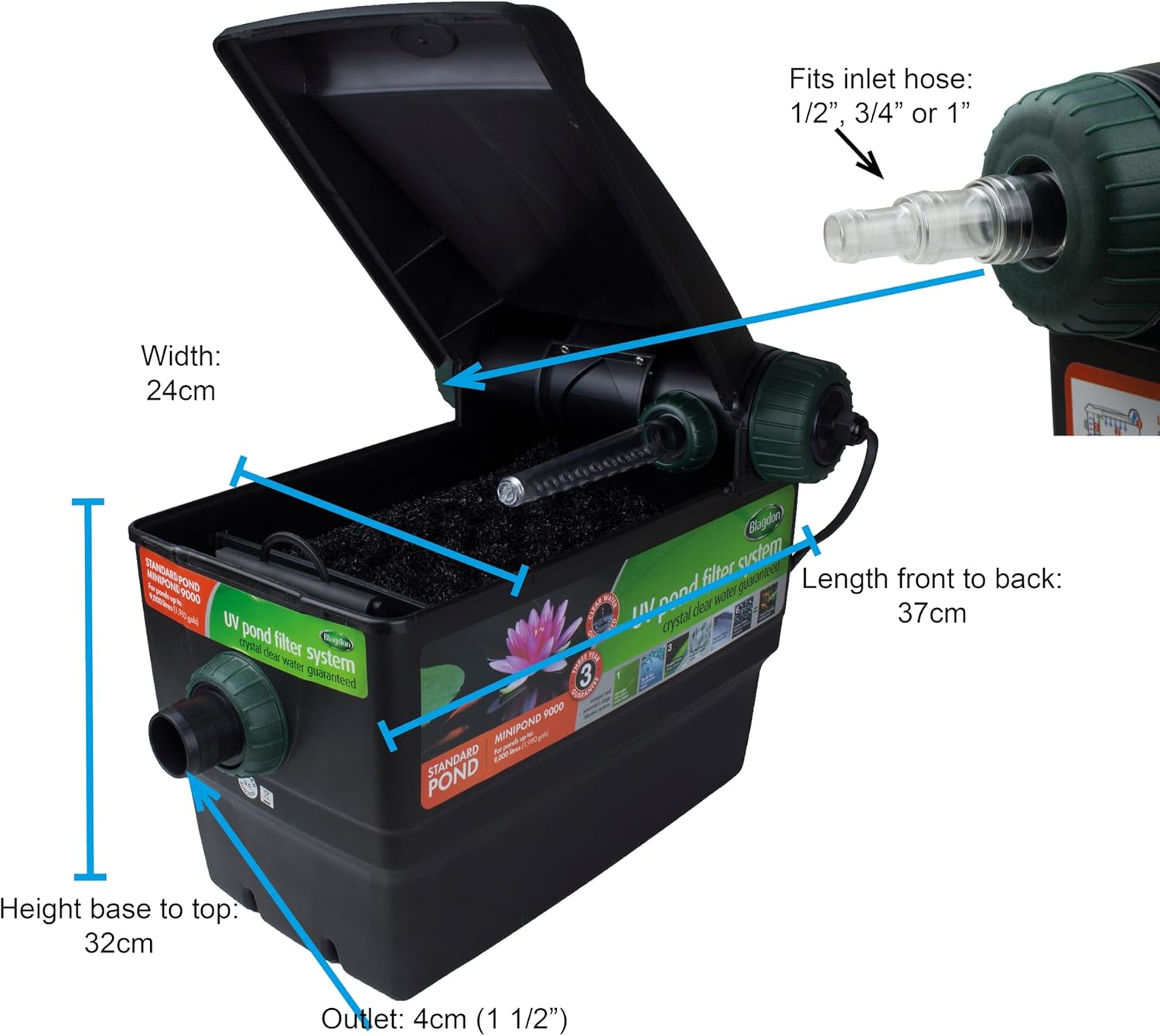 Blagdon 5W Mini-Pond Filter for 4500L image number 1