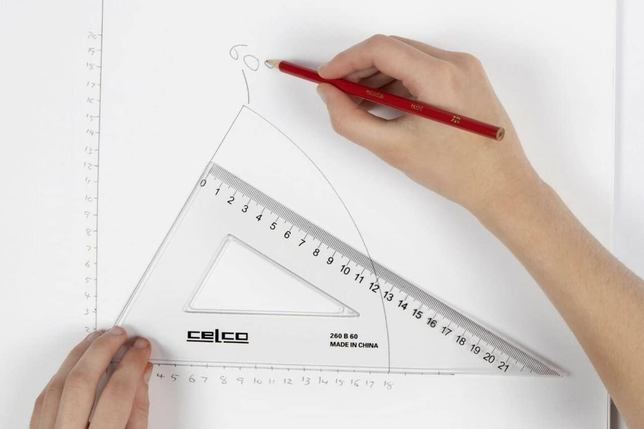 Celco 60 Degree Set Square, 26Cm