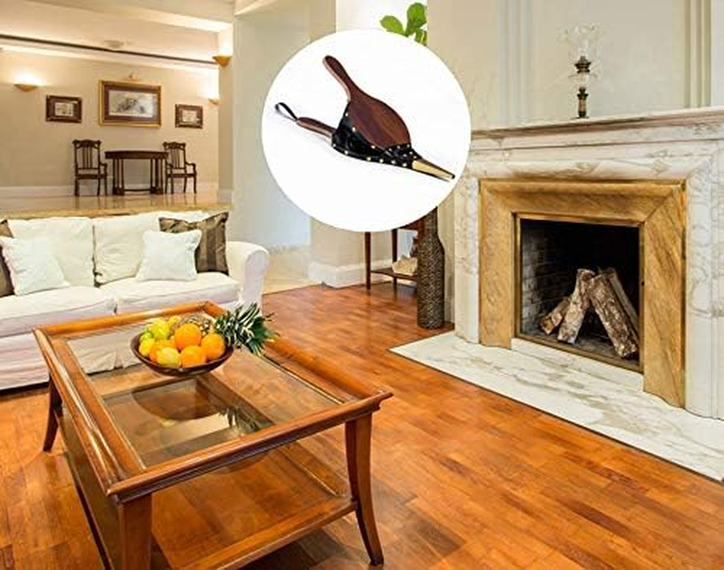 Fireplace Bellows Large Wood Air Blower Fire Bellow Cast Nozzle (Wood) image number 3