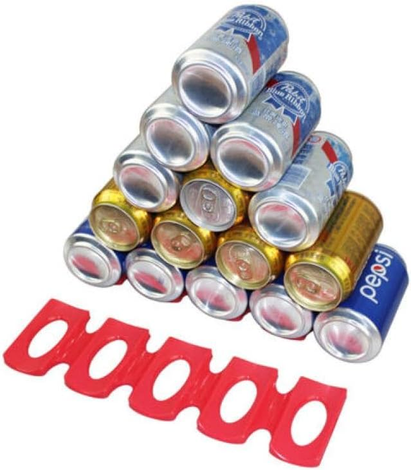 Bottle Rack Wine Fridge Beer Holder Mat Silicone Kitchen Stacking Organizer Can image number 4