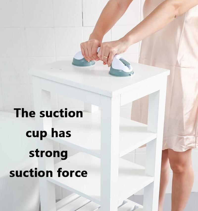 SOVYOULIVE Shower Suction Grab Bar, Shower Handle with Powerful Suction Cup for Bathtub& Bathroom, Bathroom Support Handles for Injury, Senior, Elderly(12Inch/29.5Cm) image number 2