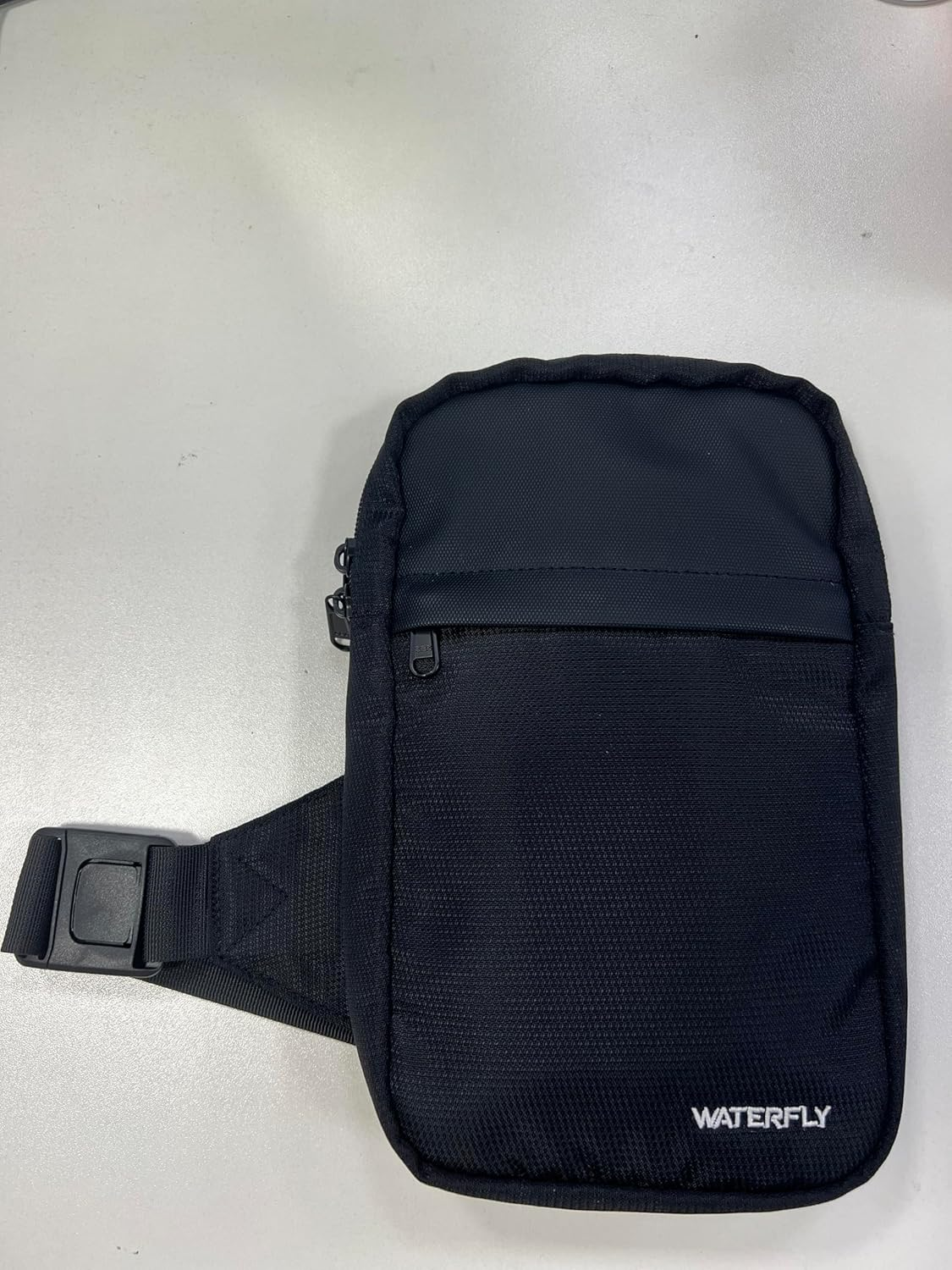 WATERFLY Crossbody Chest Sling Bag: Small Shoulder Bag Crossover Cross Body Bag for Work Travelling Women Men image number 3