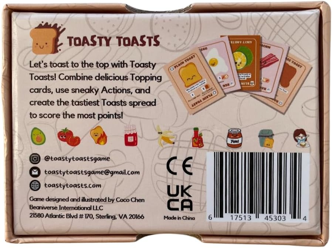 Toasty Toasts Travel Edition Card Game)