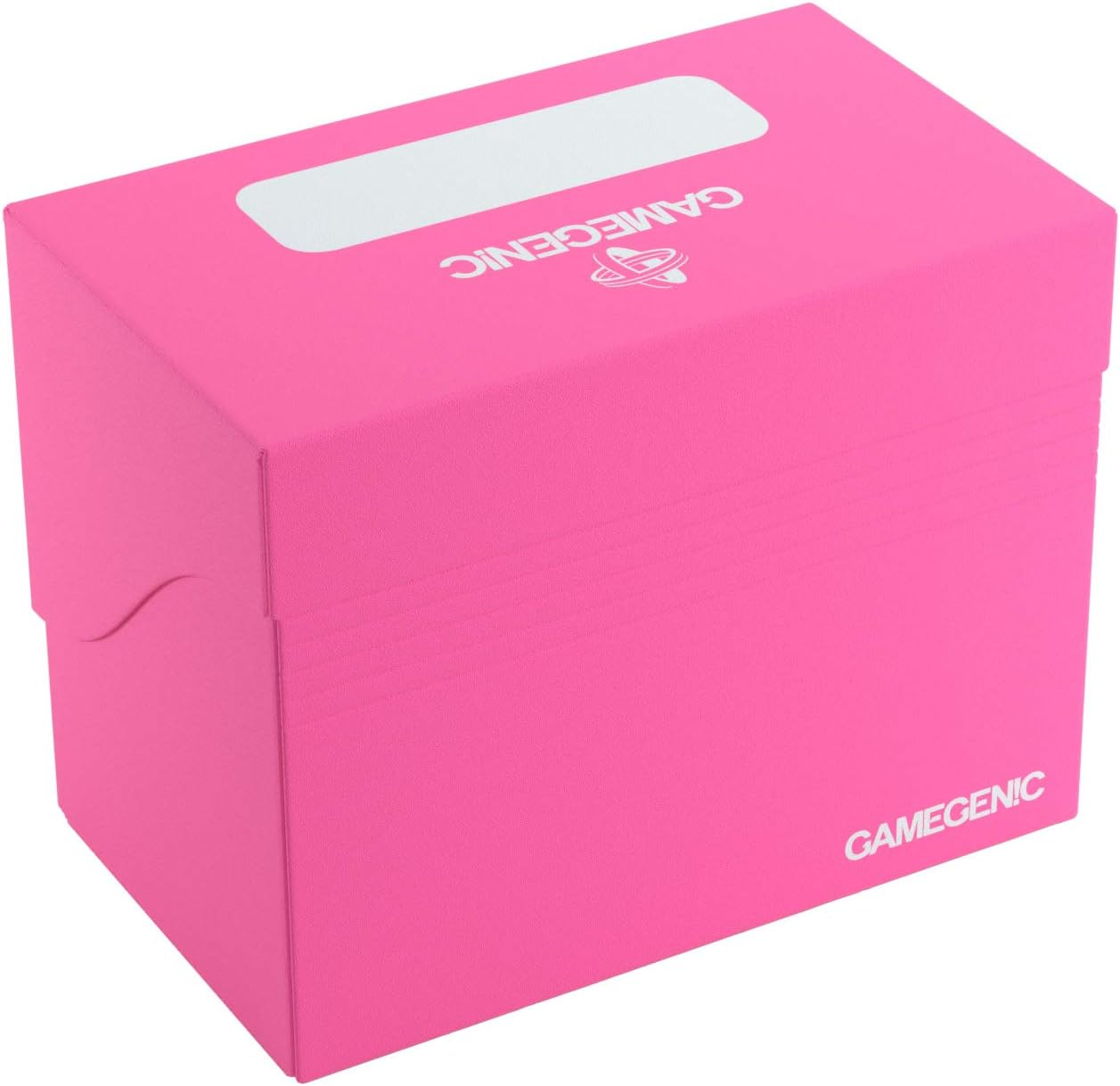 Gamegenic 80 Sleeves Side Holder Deck Box, Pink image number 5