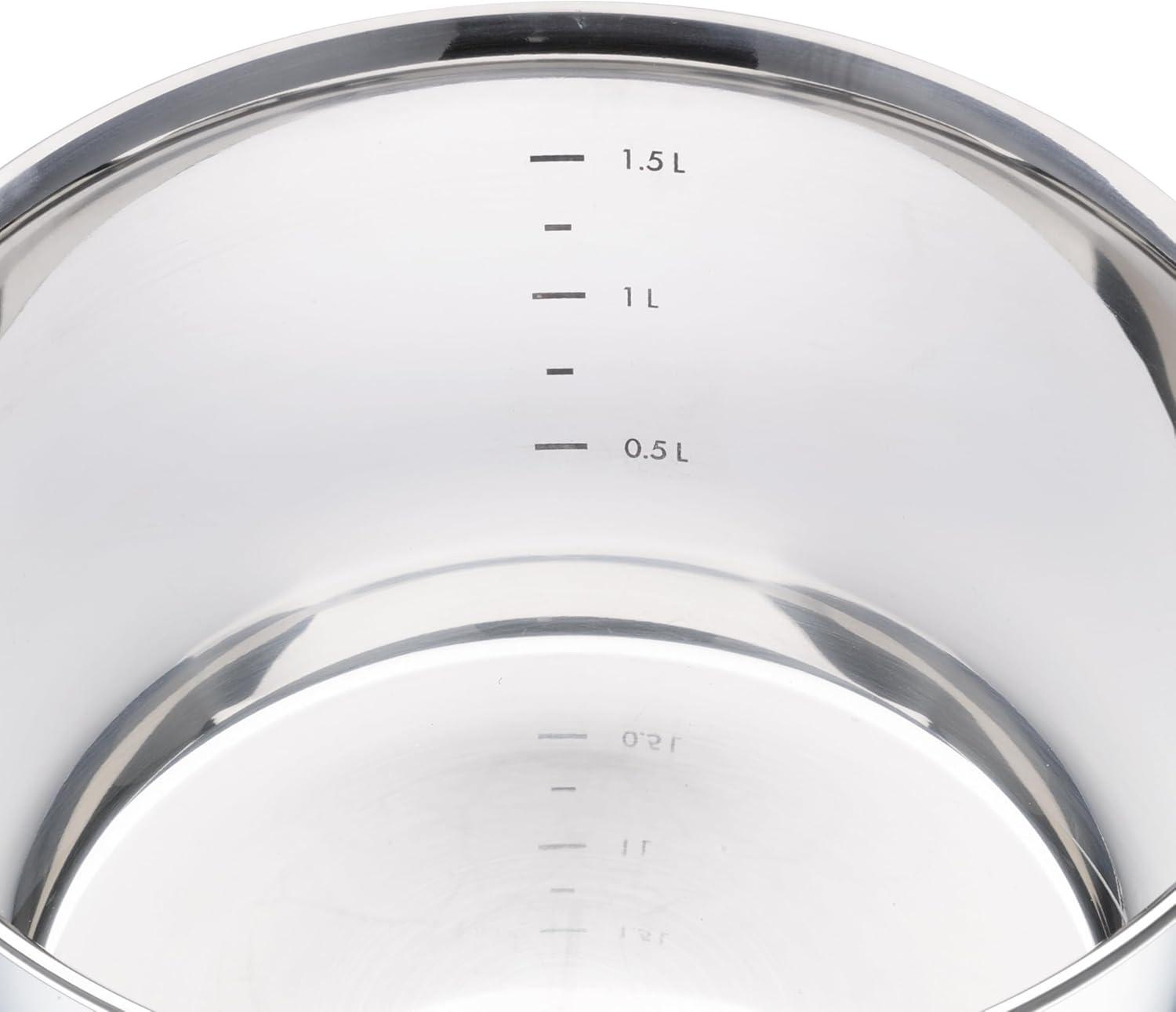 Kuchenprofi Stainless Steel Saucepan with Clad Bottom 1.4-Quart Silver