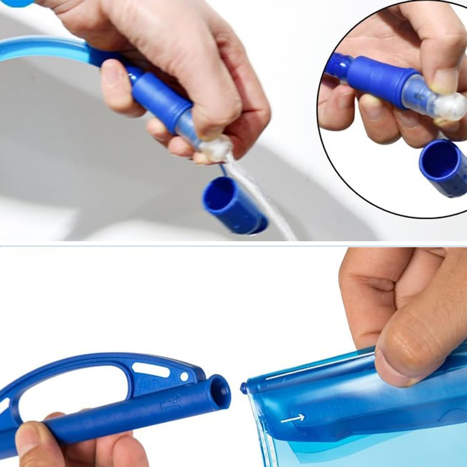 CUEMOON Water Bag 1.5L 2L for Backpack Cycling Hiking Trekking Camping image number 6