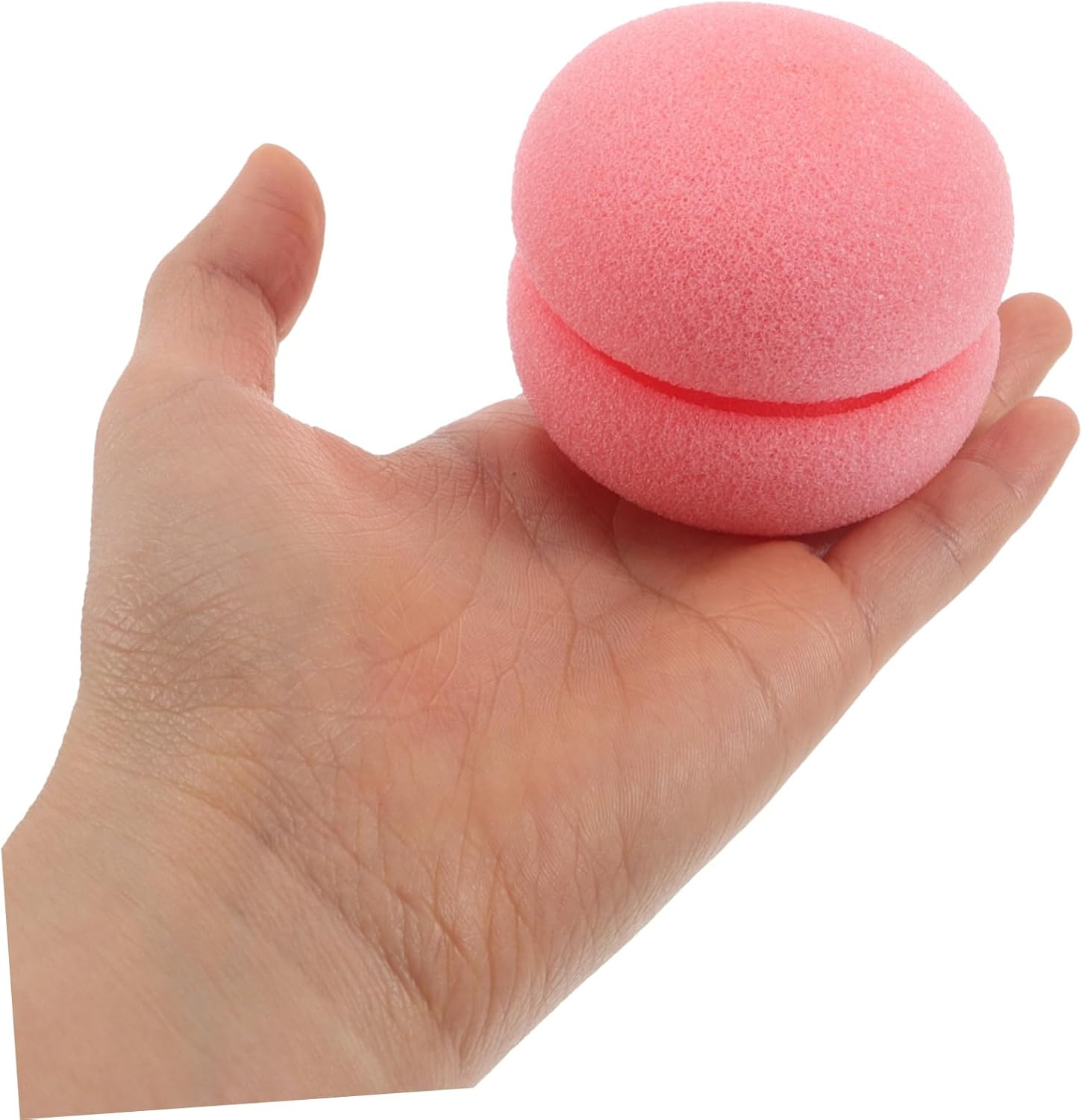 Ibasenice 12 Pcs Heatless Hair Curlers Soft Sponge Rollers for Effortless Overnight Curls Comfortable Hairdressing Tools for Women for Home Salon Styling Pink image number 1