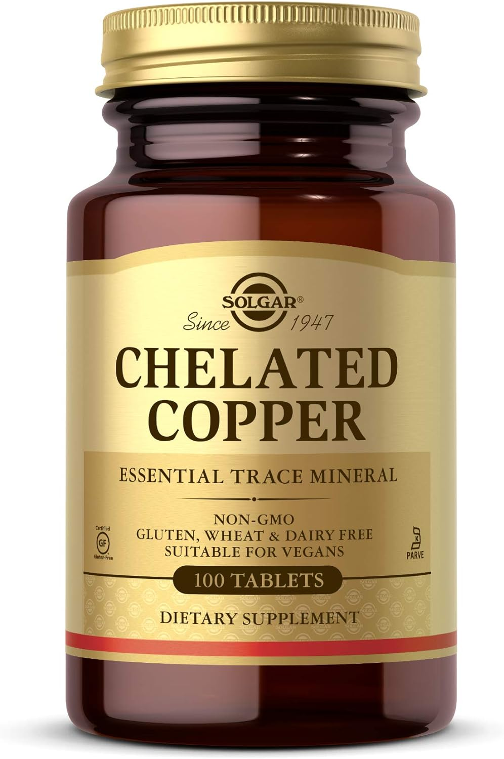 Solgar Chelated Copper 100 Tablets image number 2