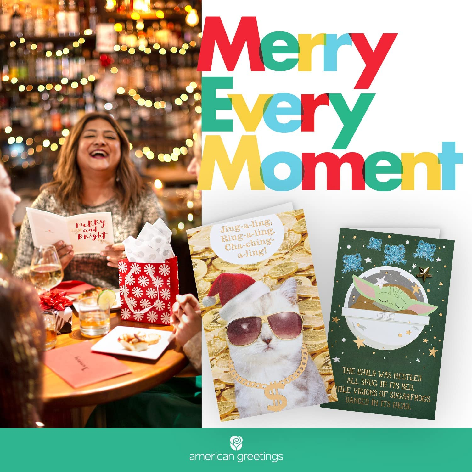 American Greetings 175 Sq. Ft. Reversible Wrapping Paper for Christmas and All Holidays, Red and Black Plaid (1 Jumbo Roll 30 In. X 70 Ft.)