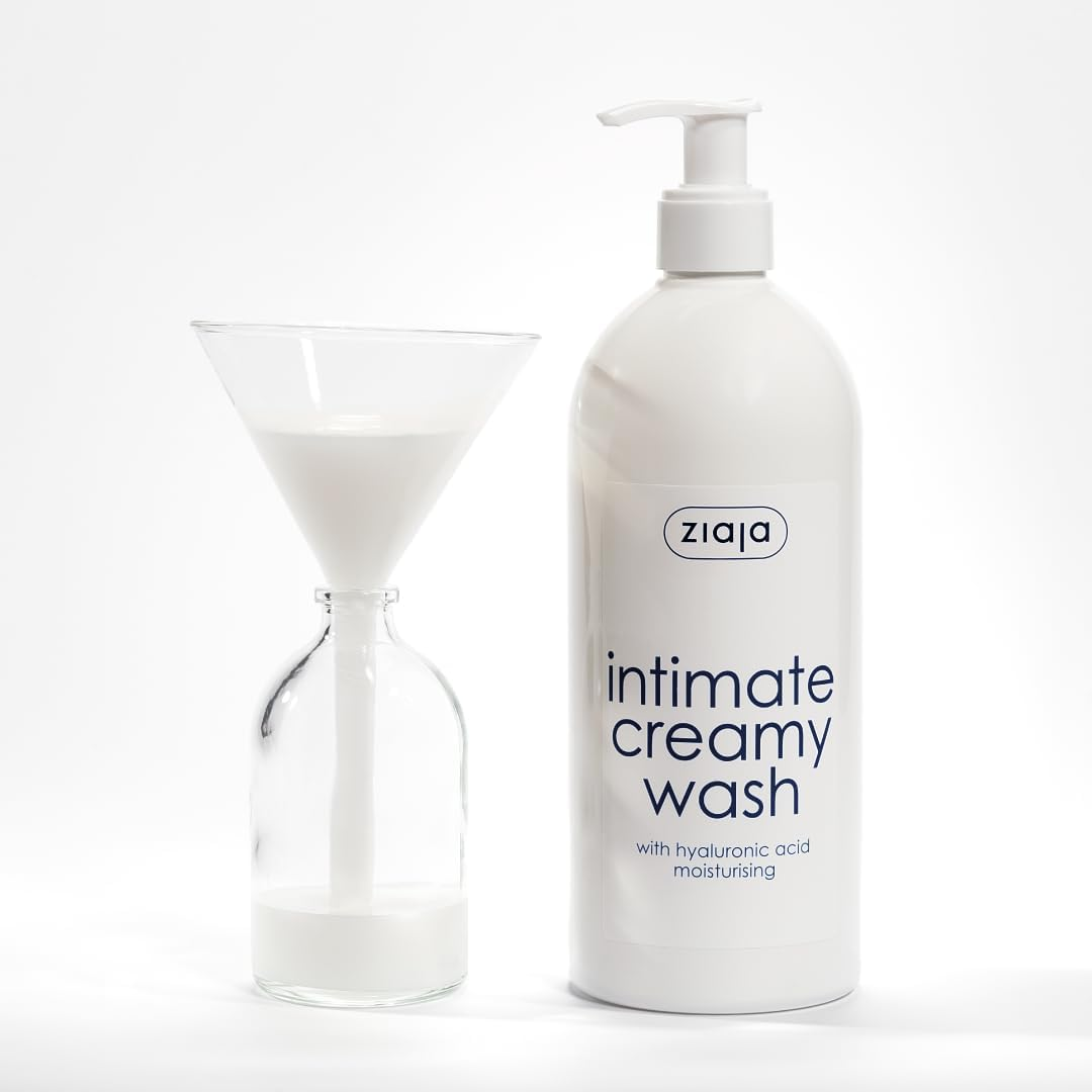 ZIAJA INTIMATE CREAMY WASH with HYALURONIC ACID - Dispenser 500ML image number 1