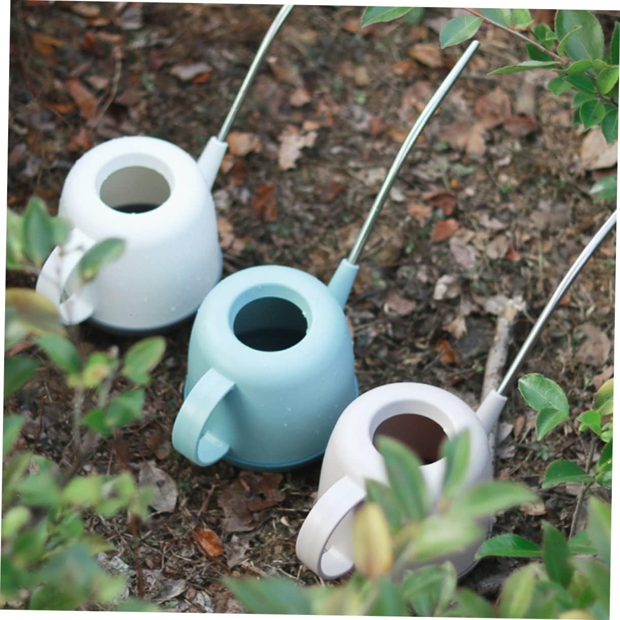 Stainless Steel Long Spout Watering Can Household Watering Kettle for Easy Refilling image number 3