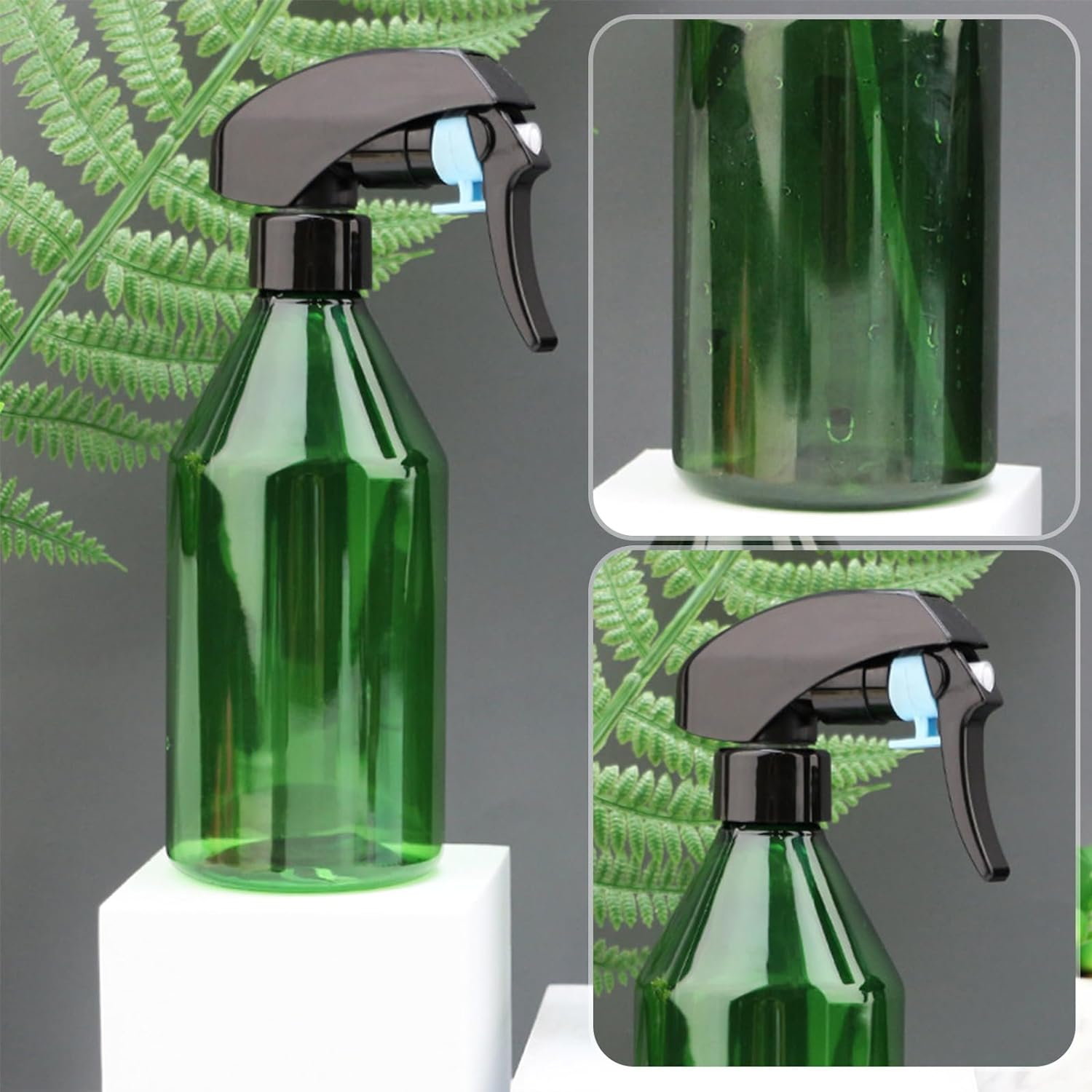2Pcs Plant Spray Bottle,Fine Mist Spray Bottle for Cleaning Solution Gardening (Green) image number 3