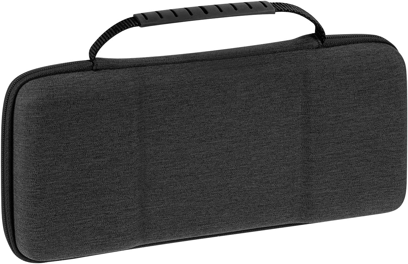 Geekria Hard Shell Keyboard Case, Compatible with OMOTON Ultra-Slim Bluetooth, Arteck Ultra-Slim Bluetooth, 2.4G Wireless, PINKCAT Multi-Device Keyboard Travel Carrying Bag (Dark Grey) image number 3