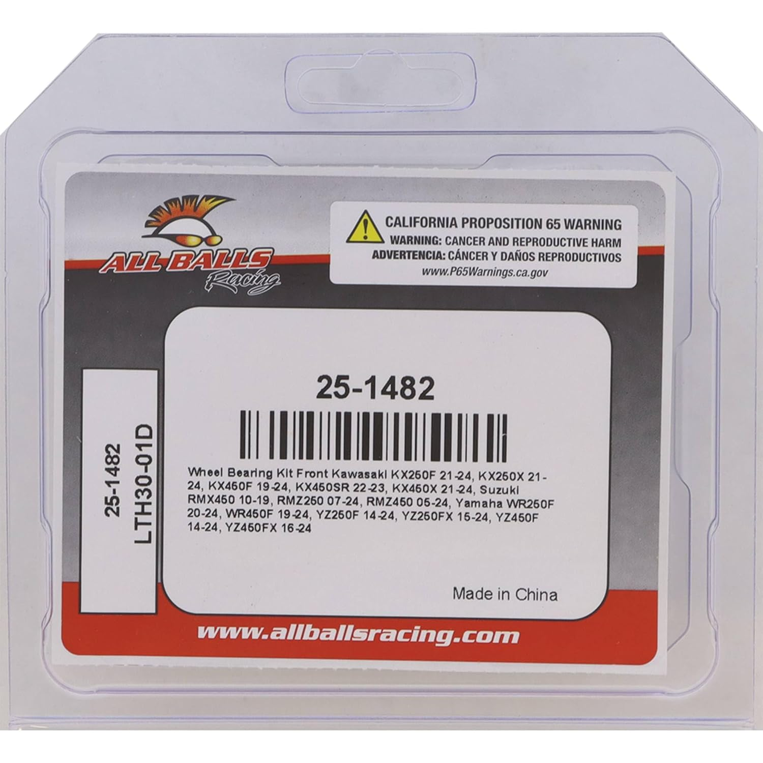 All Balls 25-1482 Wheel Bearing Kit