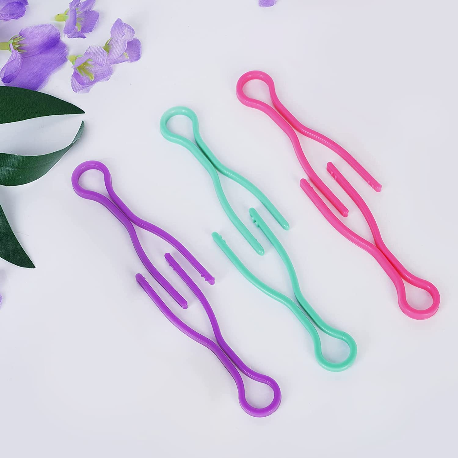 Bouclel Keep Your Bobbin Threads Matched up with Your Thread Spoolsbobbin Buddies Set of 30-Pack Sewing Machine Quilting Supplies Sewing Products Thread Holder Plastic Clips Thread Holders image number 4