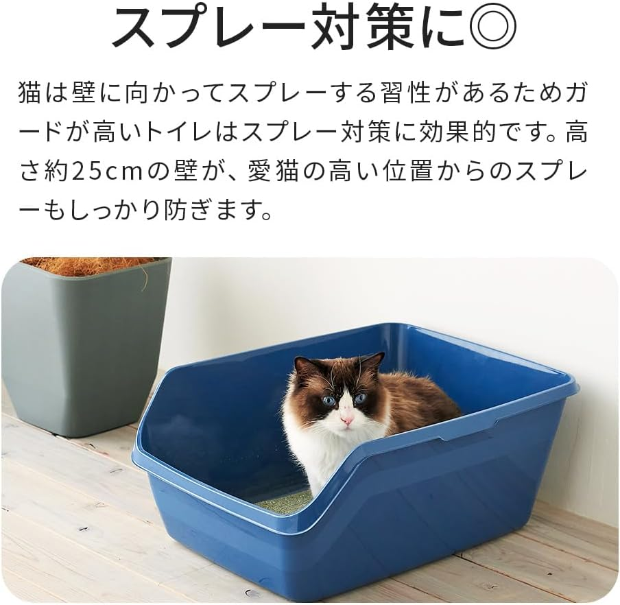 [OFT] HY Cat Jumbo Gray + Litter Catch Step, White Set image number 1