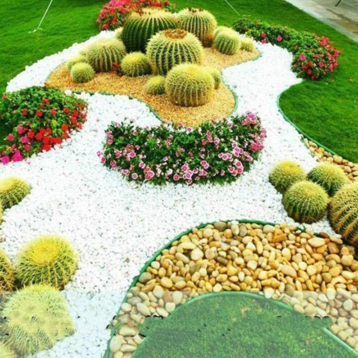 33FT Grass Weed Barrier Landscape Edging Flexible Border Roll Lawn Landscape Garden Edging for Backyard Driveway Path Sidewalk Garden Edging Border 12Cmx10M