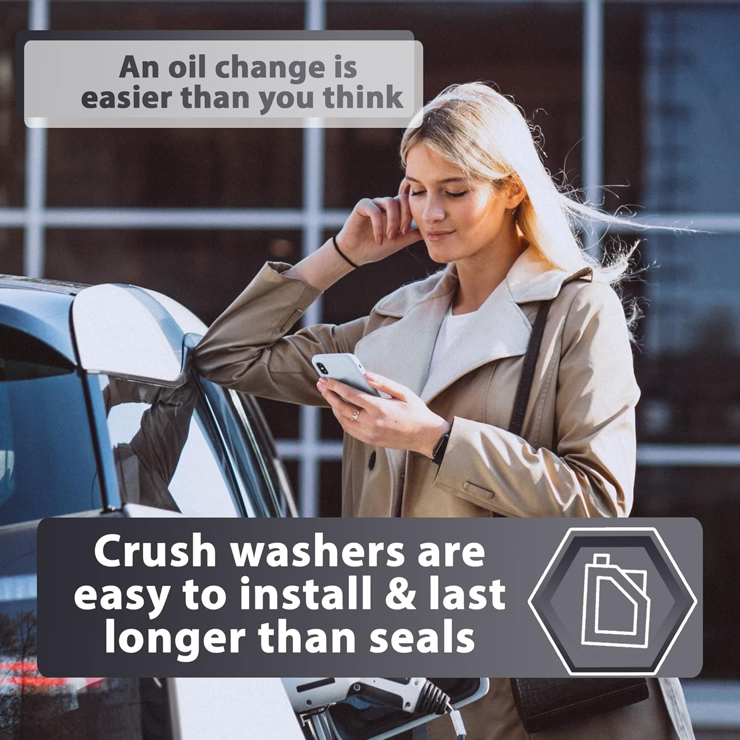 15 Pcs Oil Drain Plug Gasket - 14Mm Cooper Crush Washer Oil Drain Plug - Replacement for Mercedes Oil Crush Washer OEM PN 007603-014106 by AUTOMAJOR image number 5