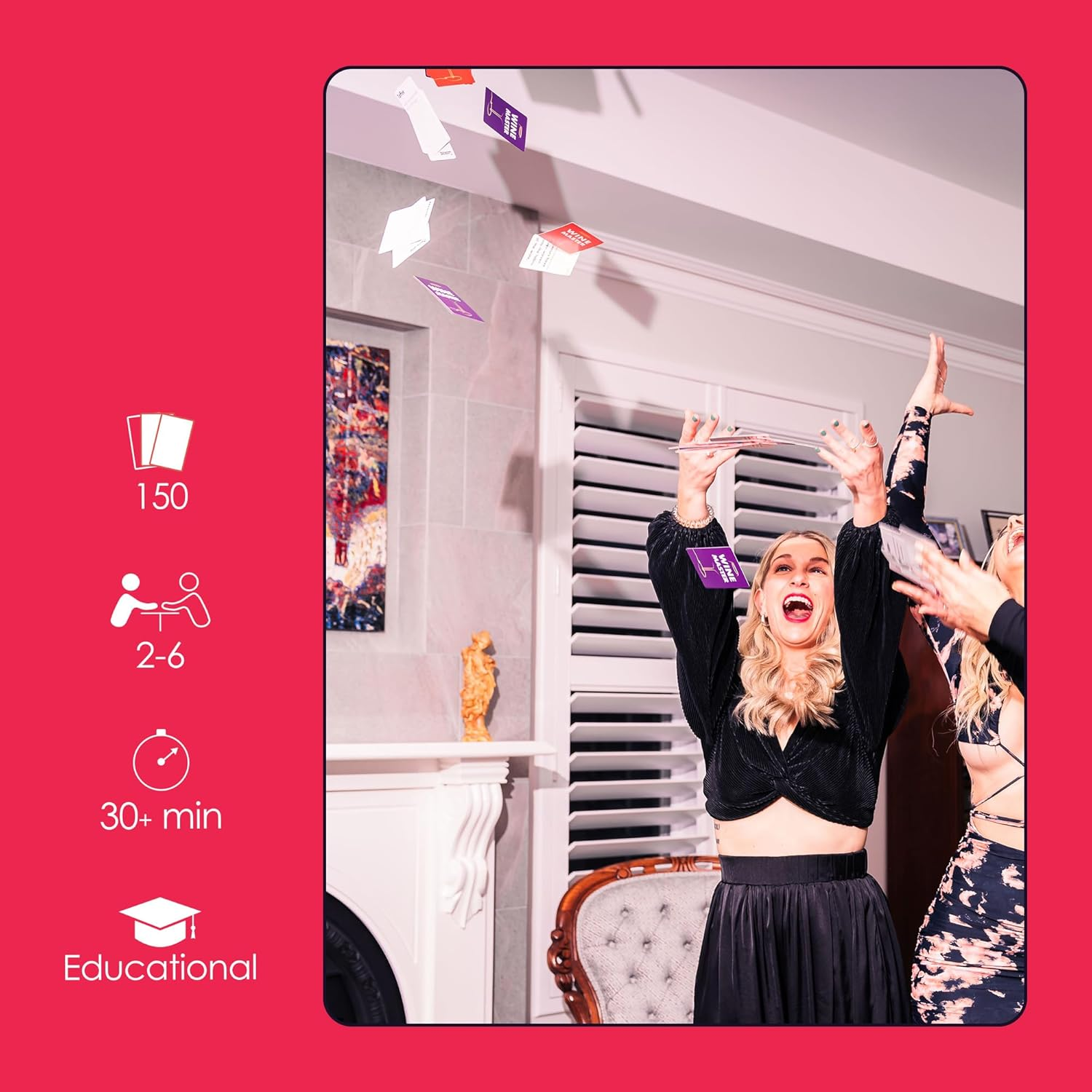 Taste the Grapes - Tasting Card Games. a Fun Time for Friends and Vino Lovers to Play. Corporate Present, Mother'S Day and WSET Education Study image number 6