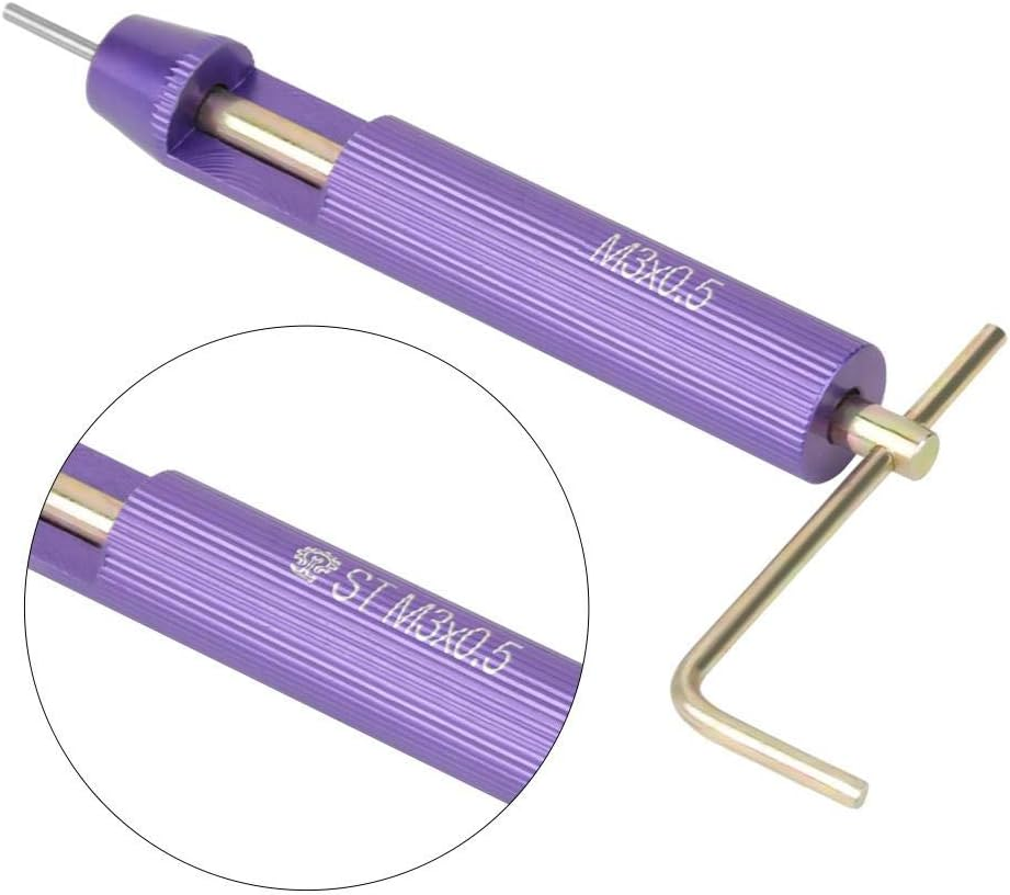 50-Piece Thread Repair Kit, Stainless Steel, M3 X 2D, for Damaged Screws and Bolts image number 4