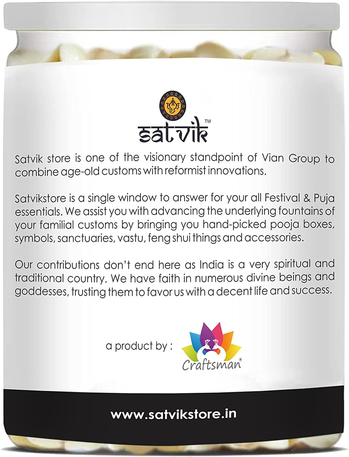 SATVIK 150 Pc Pure Ghee Wicks for Puja Pooja for Home and Mandir. Nitya Pujan Readymade Ghee Jyot Jyoti Pujan Indian Housewarming Return Gift Items Puja Accessories. Diwali Diya Cotton Wicks image number 6