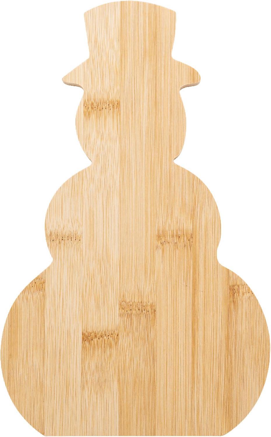 Set of 2 Chopping Boards, Kitchen Boards, Breakfast Board, Bread Plate, Snack Board, Certified According to (EC) No. 1935/2004 in 6 Designs Chicken Pig Cow Christmas Tree Fish Snowman (Snowman)