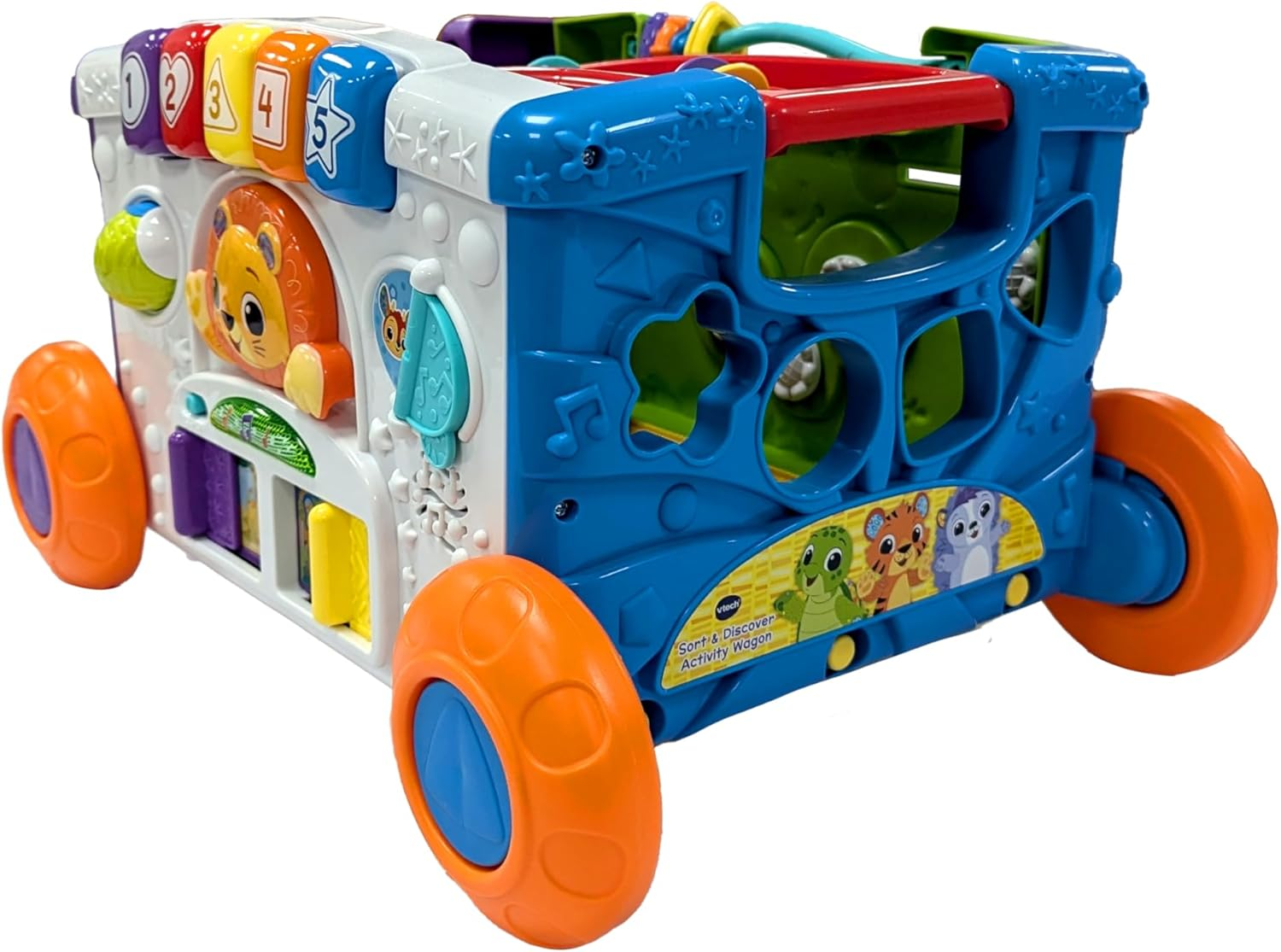 Vtech Sort and Discover Activity Wagon - Wagon, Activity Wagon - 568503 - Multicolour image number 5