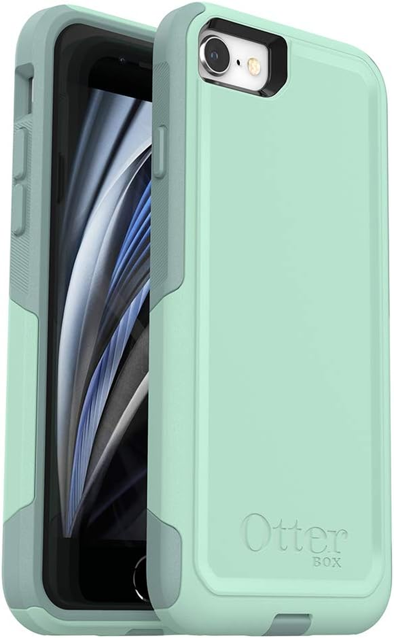 Otterbox Iphone SE 3Rd & 2Nd Gen, Iphone 8 & Iphone 7 (Not Compatible with plus Sized Models) Commuter Series Case - Ocean Way (Aqua Sail/Aquifer), Slim & Tough, Pocket-Friendly, with Port Protection image number 1