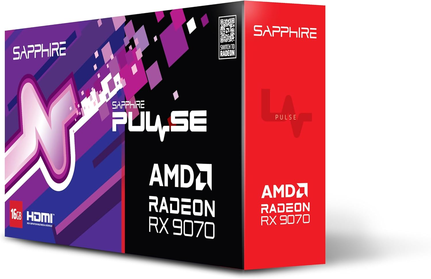 Sapphire Pulse AMD Radeon&trade; RX 9070 Gaming 16GB Dual Hdmi/Dual DP image number 1