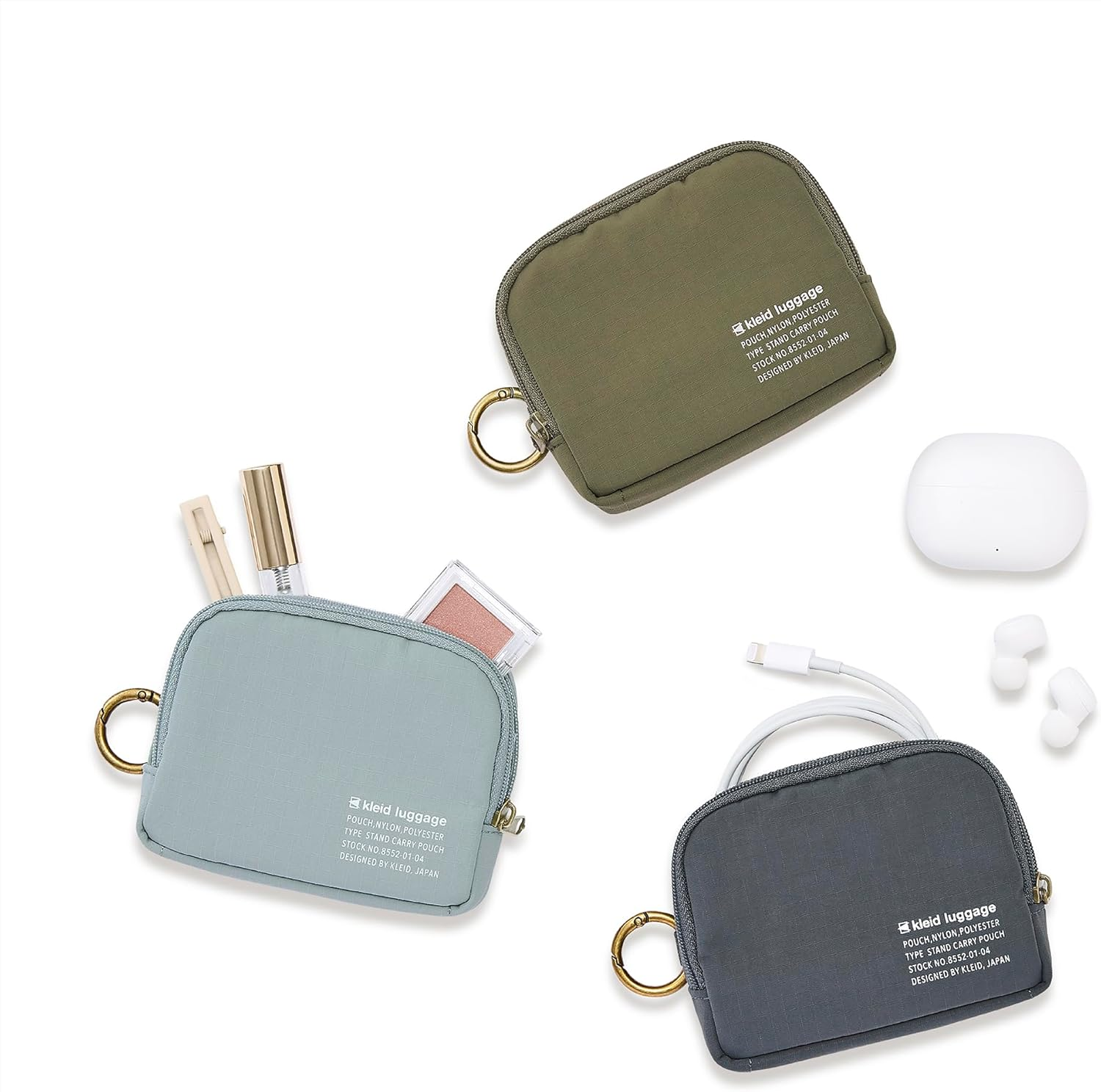 Kleid Mini Stand Carry Pouch - Charcoal image number 3